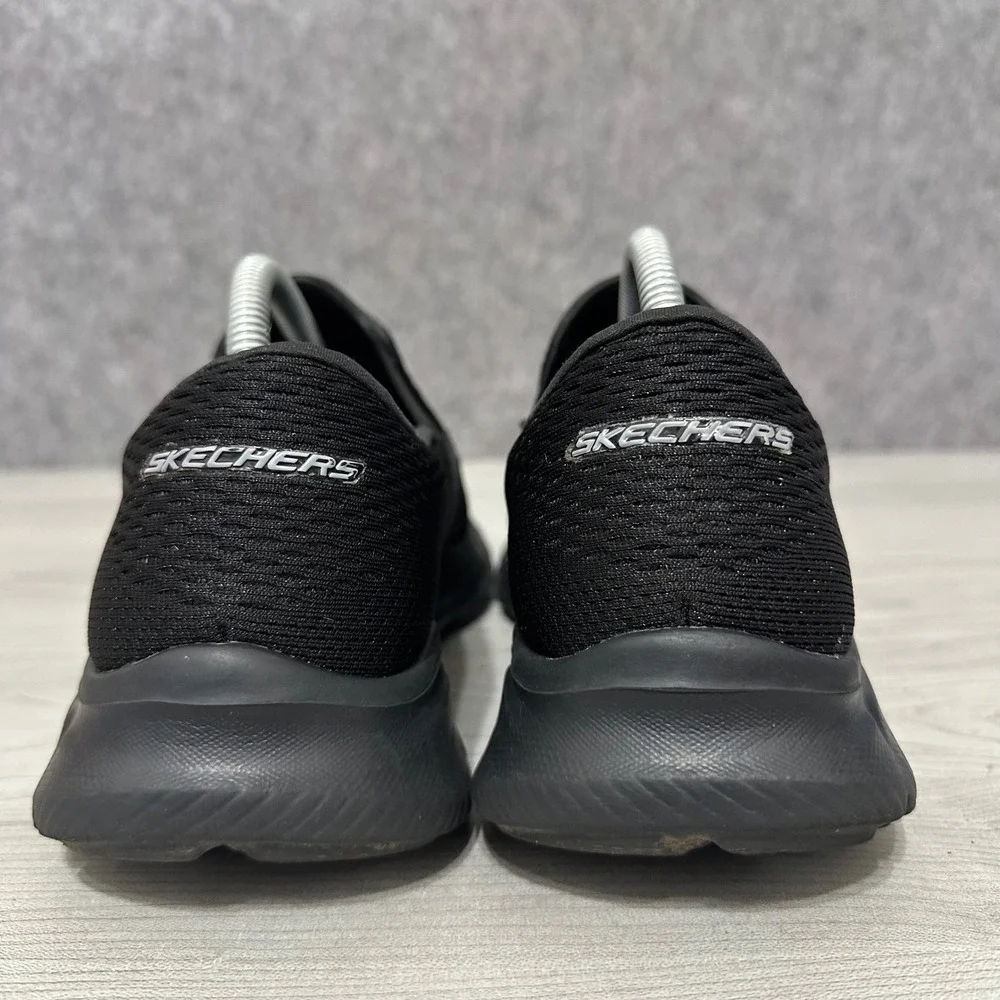 Skechers Mens Equalizer Double Play Slip On Loafers Black Mesh 51509‎ BBK Size 8